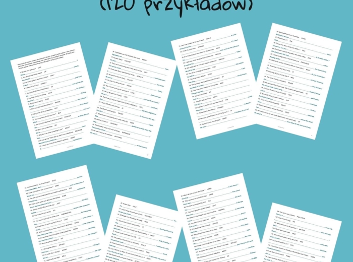 E8 Transformacje zdań ze słowem kluczem