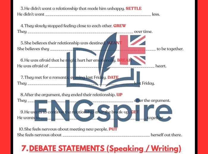 Love & Relationships. Kompletna walentynkowa lekcja B1/B2  wraz z role play (speed dating)