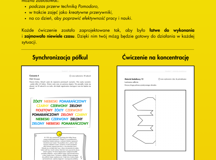 NeuroNiezbędnik Trening mózgu: Ćwiczenia na koncentrację, pamięć, kreatywność dla dzieci i nastolatków