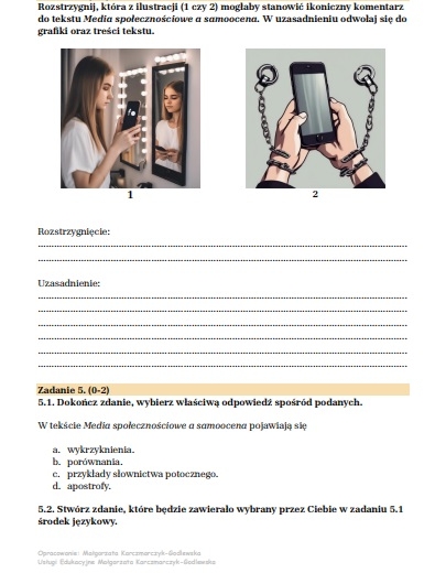 Czytanie ze zrozumieniem teksty nieliterackie "60 kroków + lektury IV-VI"