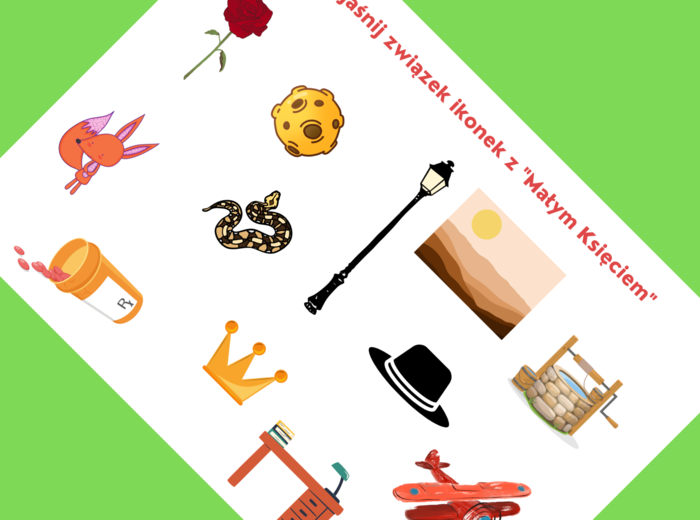 "MAŁY KSIĄŻĘ" - ikonki