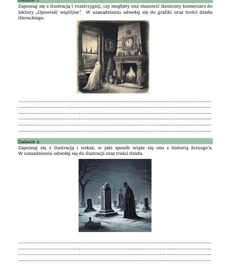 Zestaw lekturowy "Opowieść wigilijna"