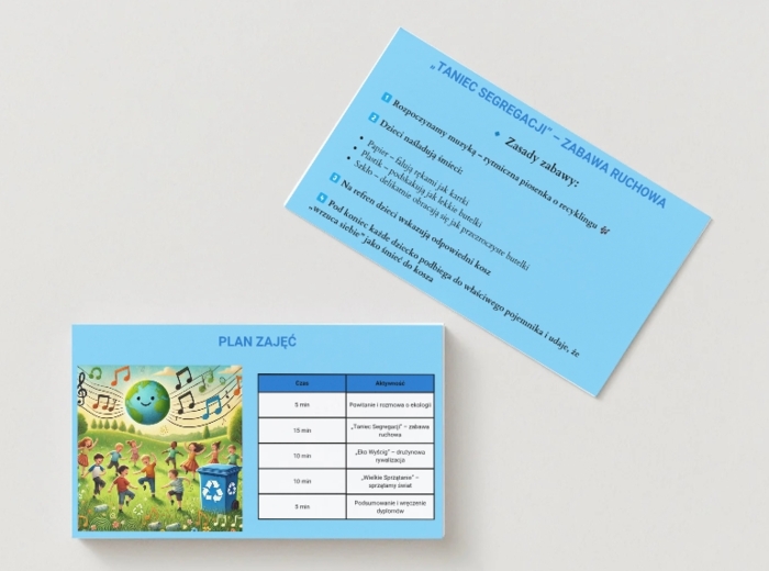 Zabawy ruchowe i piosenki o ekologii