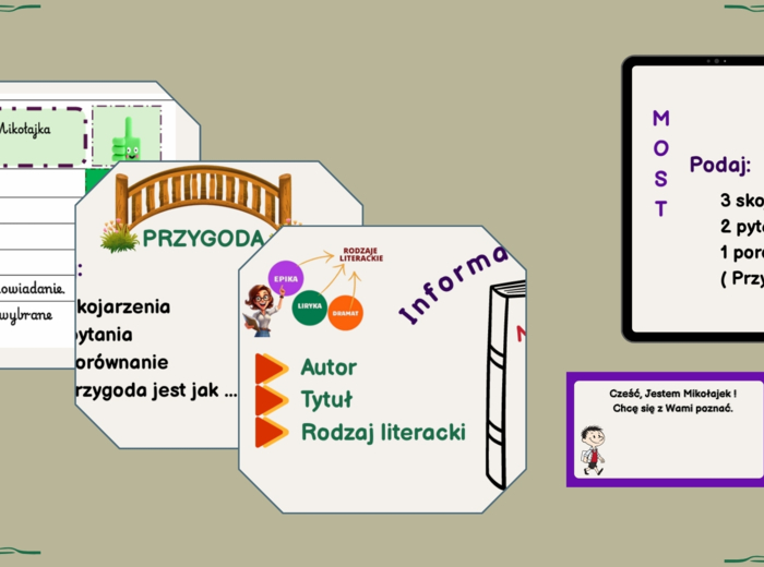 Mikołajek - prezentacja+ karty pracy+ piosenka + filmy AI