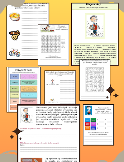 Odkryj ,,Mikołajka" na nowo. Stacje zadaniowe na lekcji poświęconej lekturze.