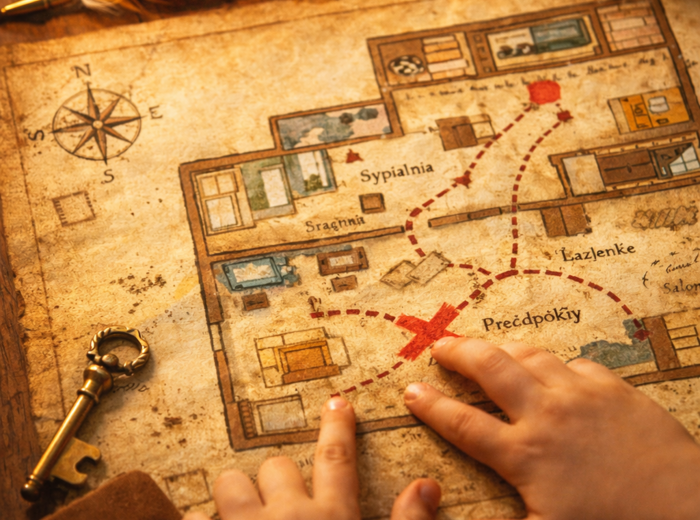 Tajemnicza wyprawa po domu