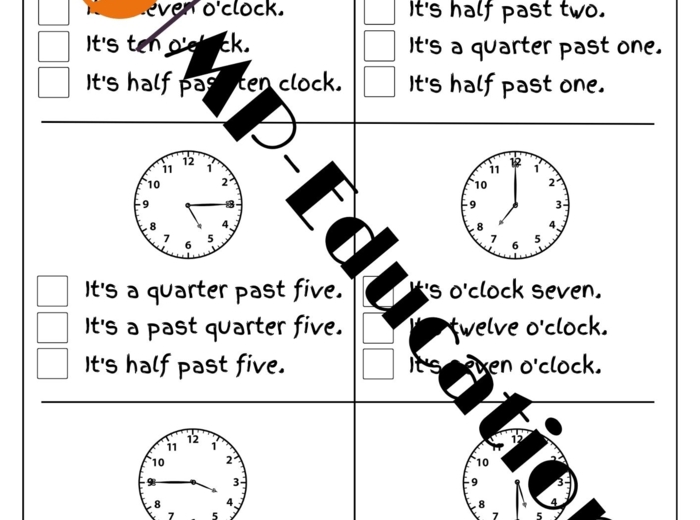 What time is it? - godziny