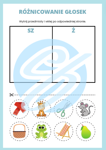 LOGOPEDIA RÓŻNICOWANIE GŁOSEK