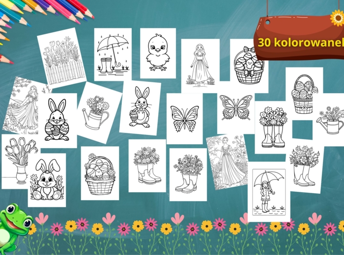 🌼 Wiosenne karty pracy dla przedszkolaków! 🌼