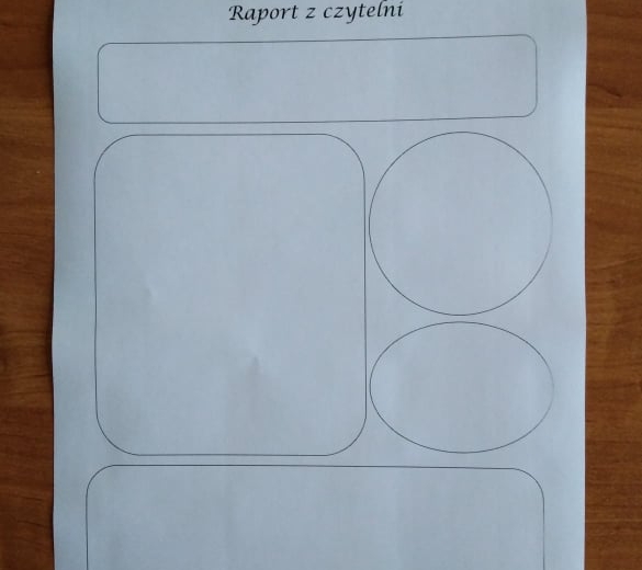 Raport z czytelni - uniwersalna karta pracy
