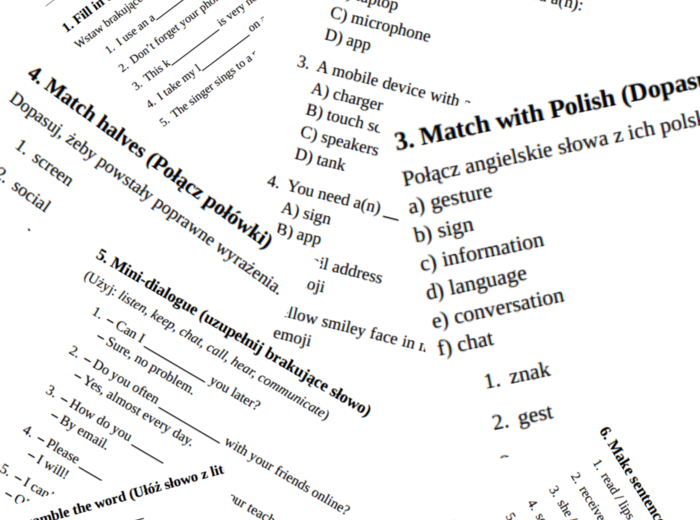Junior Explorer 6 – Unit 1 – vocabulary revision