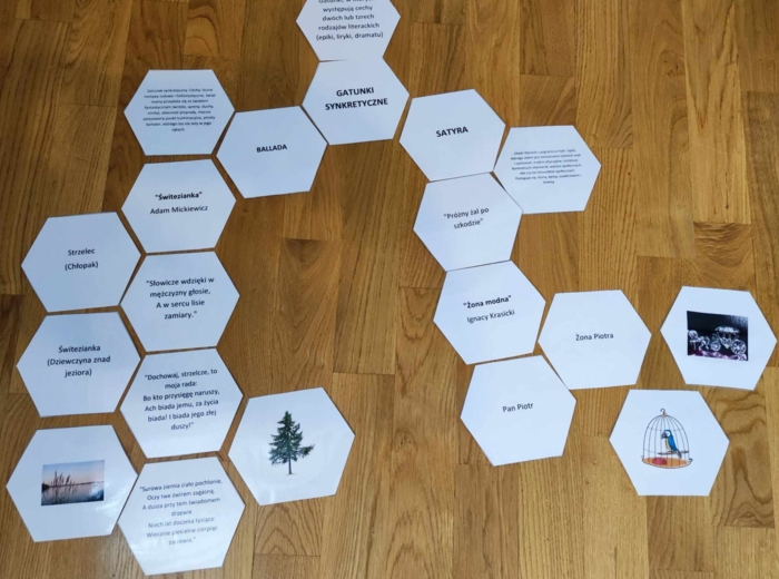 Gatunki synkretyczne w heksach edukacyjnych zamknięte