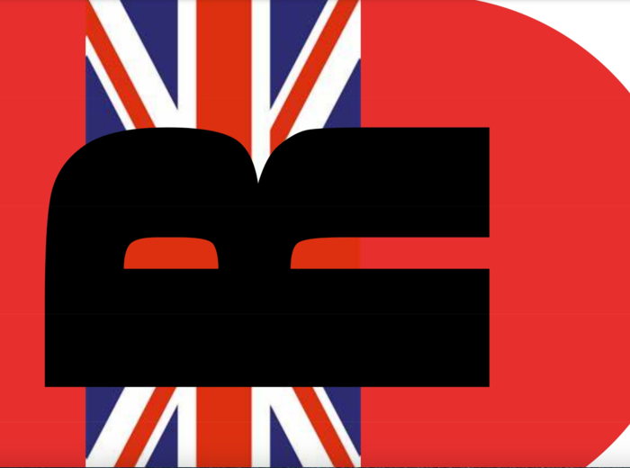 Dekoracja girlanda napis ENGLISH IRREGULAR VERBS język angielski