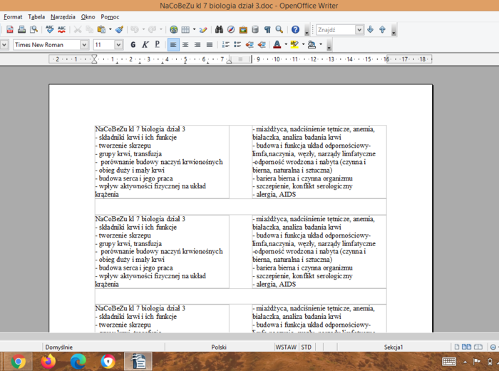 NaCoBeZU biologia klasa 7-komplet