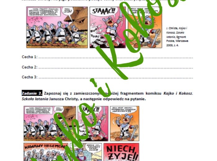 E8 "Kajko i Kokosz" *ZBIÓR ZADAŃ EGZAMINACYJNYCH* - wymagania 2024/2025 i 2025/2026