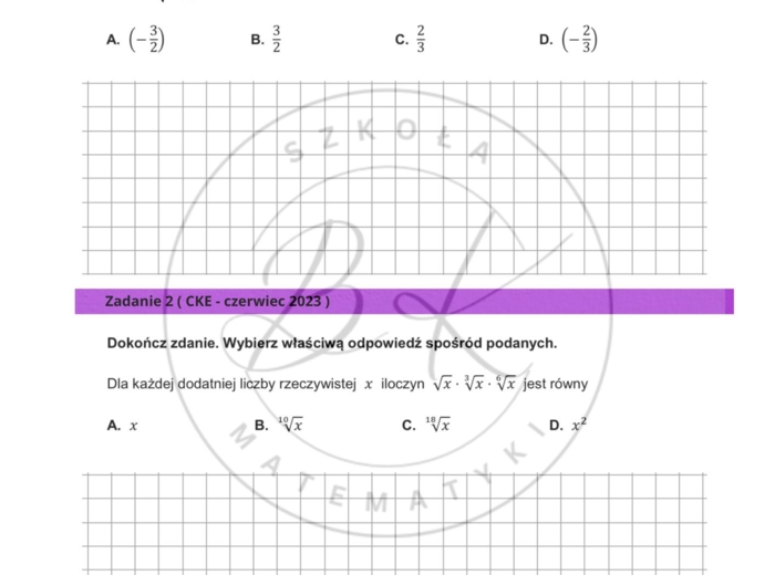 Matematyka bez tajemnic - powtórka do matury na poziomie podstawowym