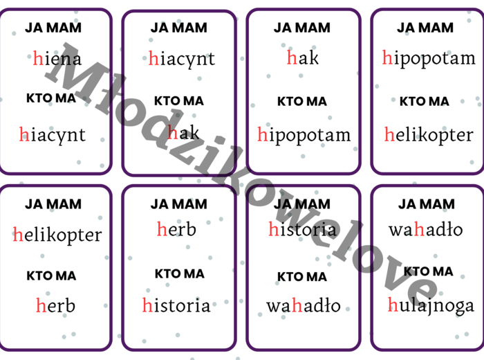 Ortograficzne "Ja mam kto ma?"