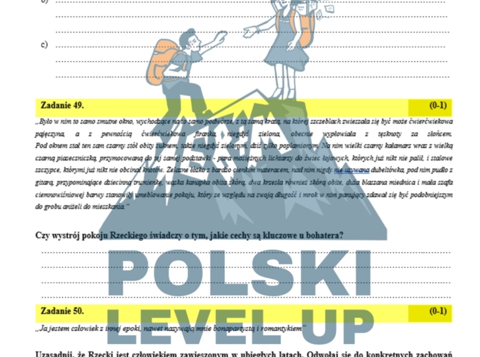 Test (71 zadań+ podpunkty+tematy wypracowań P +R)_Lalka_Polski Level Up