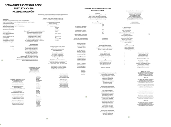 DZIEŃ PRZEDSZKOLAKA + PASOWANIE NA PRZEDSZKOLAKA.