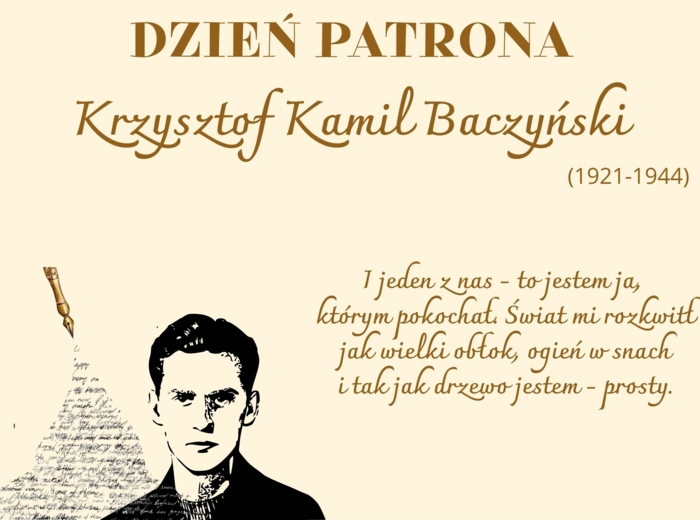 Dzień Patrona - Krzysztof Kamil Baczyński 3 różne propozycje