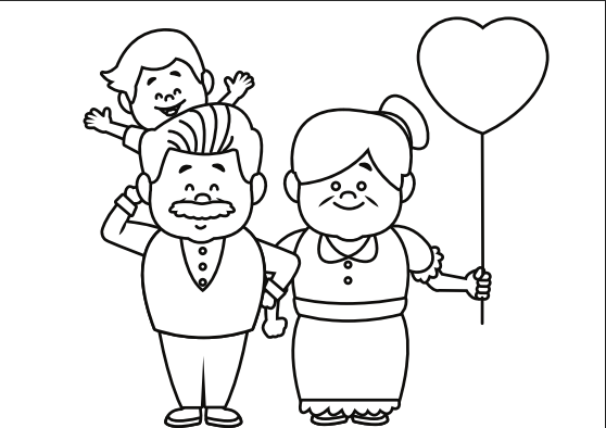 Zestaw „Dzień Babci i Dziadka” – 40 stron do druku! Gazetka| Zaproszenia| Kolorowanki| Główna grafika w formacie 4 x A4