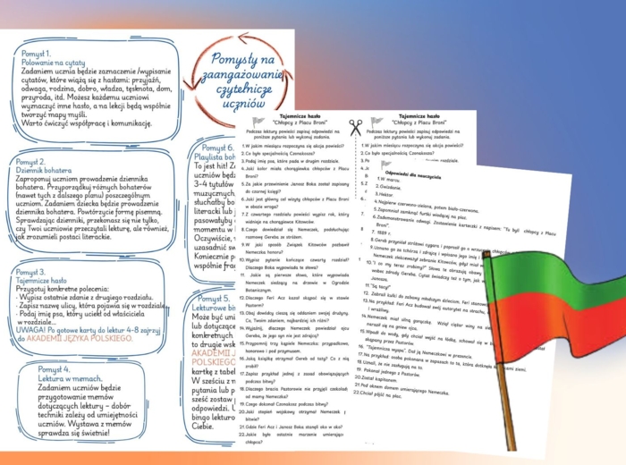 Chłopcy z Placu Broni. Tajemnicze hasło. Pomysł na zaangażowanie czytelnicze uczniów