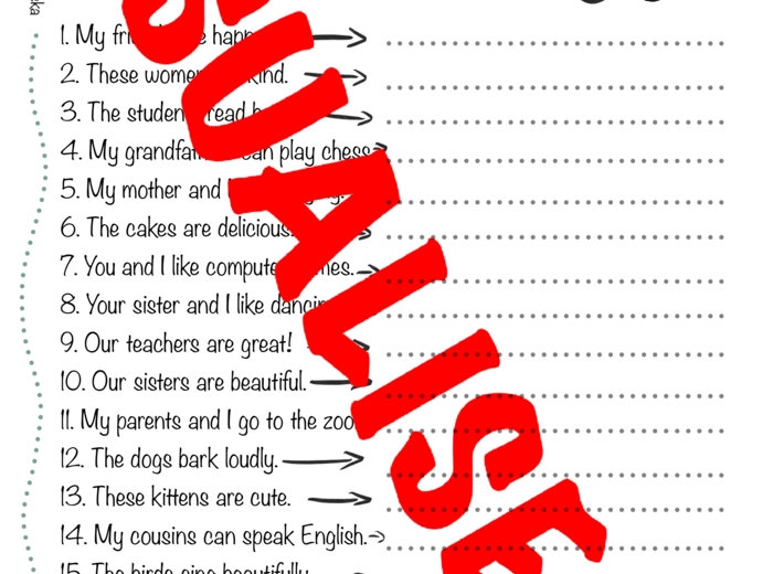 ZAIMKI OSOBOWE sketchnotki + karty pracy