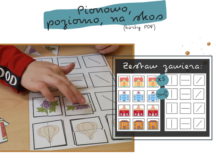 Pionowo, poziomo, na skos