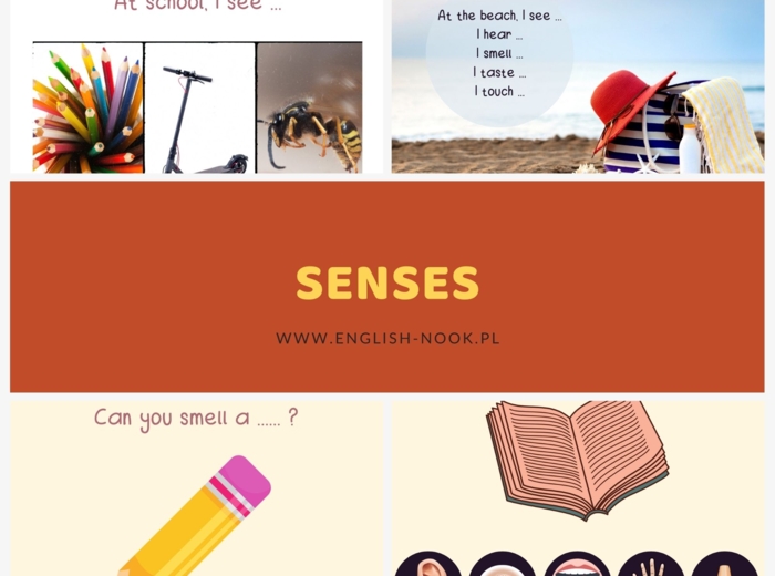 Język angielski. 5 senses - zmysły