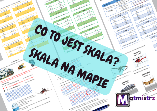 Co to jest skala? + Skala na mapie. + Kartkówka ze skali -2 grupy, wersja do edycji.