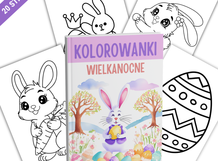 Kolorowanki Wielkanocne 20 Stein PDF - Idealne dla Przedszkolaków. Kolorowanki na Wielkanoc