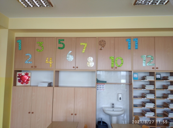 Wielokrotności od 1 do 12 w wersji kolorystycznej Różowe Boho.