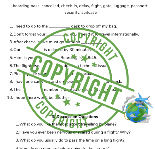 🧳 „Angielski w podróży: Lotnisko & Hotel – MEGA PAKIET tematyczny A2–B1” 📦 2 w 1! Zestaw PDF z ćwiczeniami, dialogami i przydatnymi zwrotami – taniej w pakiecie!