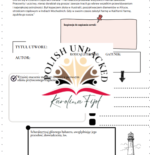 Zmierz się z lekturą "Latarnik" Henryk Sienkiewicz