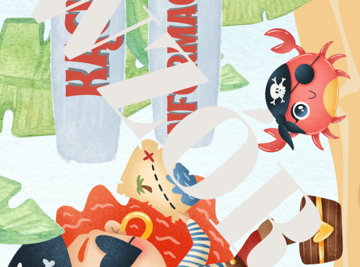 Morska paczka -plansze i pomoce oraz kalendarz z krabem