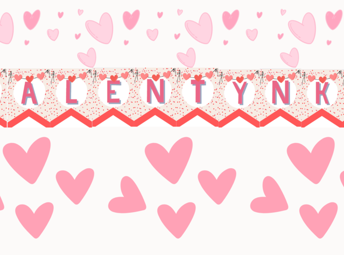 Walentynki - napis