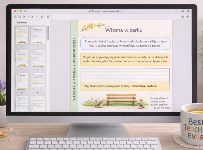 Wiosna w trzech zdaniach — krótkie formy wypowiedzi