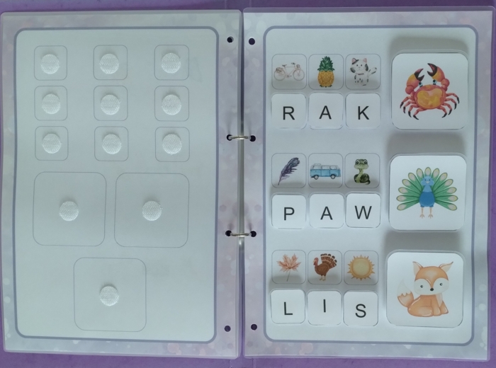 Analiza i synteza głoskowa wyrazy trzyliterowe