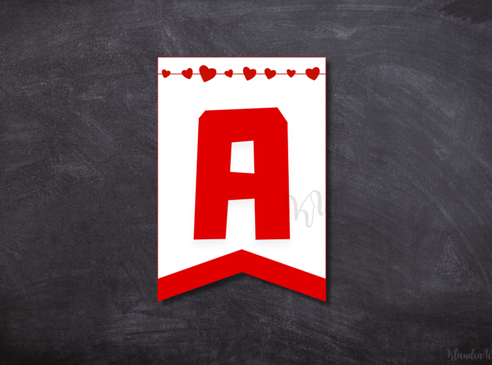 Walentynki - girlanda