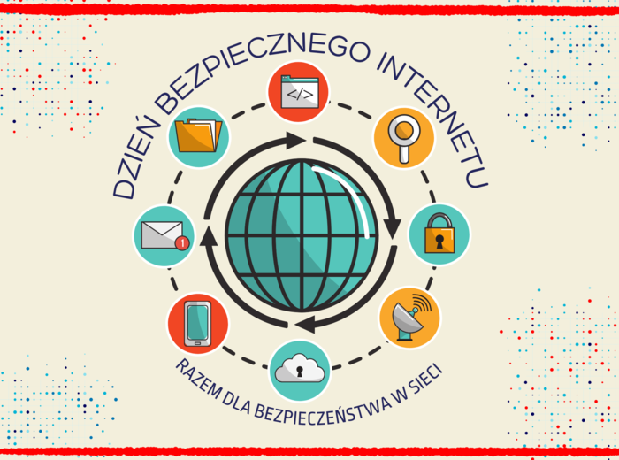 Gazetka "Dzień Bezpiecznego Internetu".