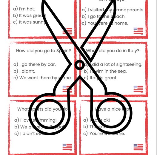 reakcje językowe- wakacje