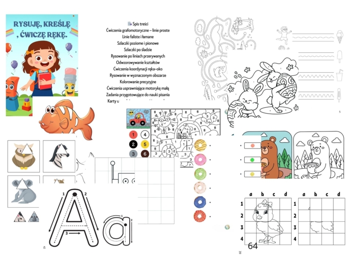 RYSUJĘ, KRESLĘ,ĆWICZĘ RĘKĘ.