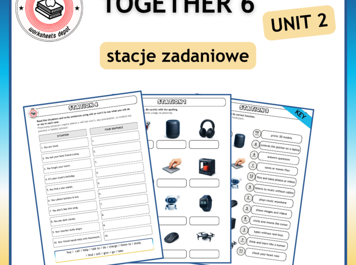 Together 6 Unit 2 stacje zadaniowe