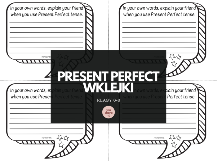 Present Perfect wklejki