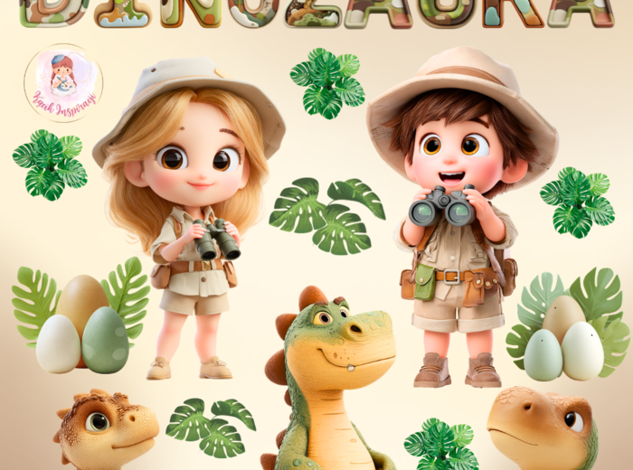 🦕🦖 PAKIET DEKORACJI – DZIEŃ DINOZAURA 🦖🦕