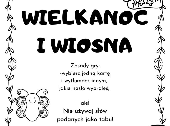Gra Tabu - Wielkanoc i wiosna
