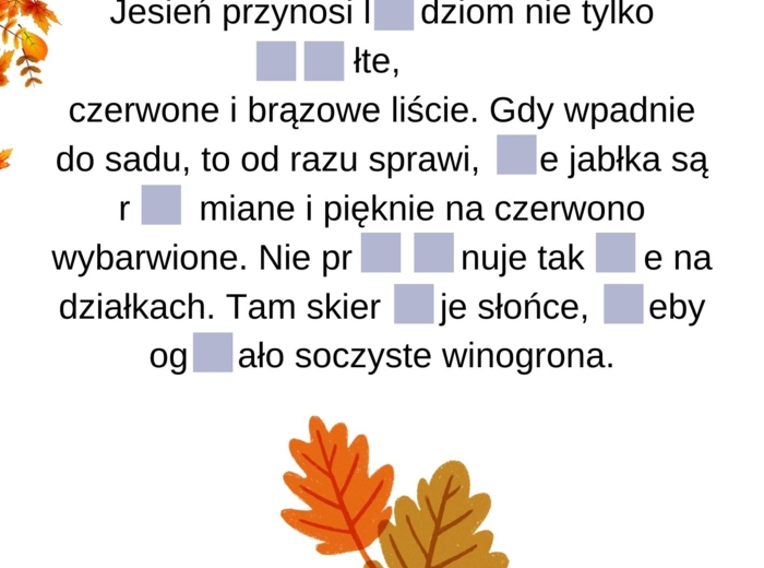 Karty pracy: Dyktanda, zasady ortograficzne i rymowanki na cały rok!