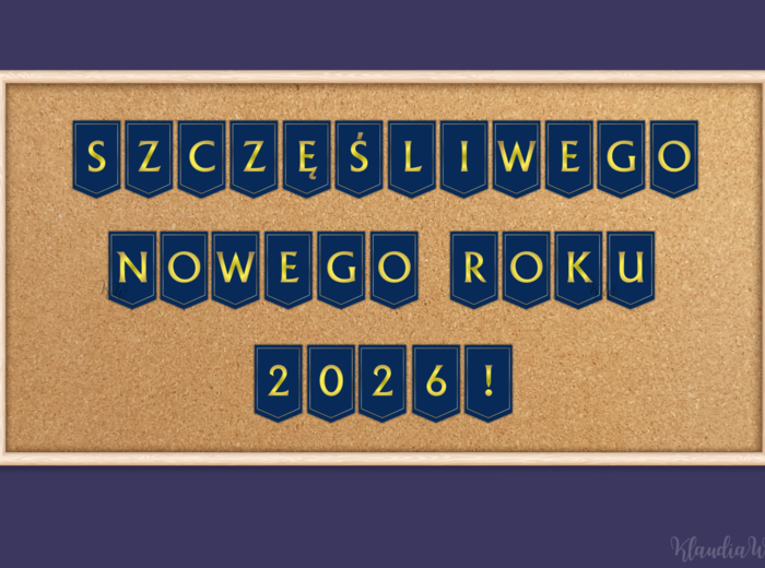 Girlanda „Szczęśliwego Nowego Roku 2026!”