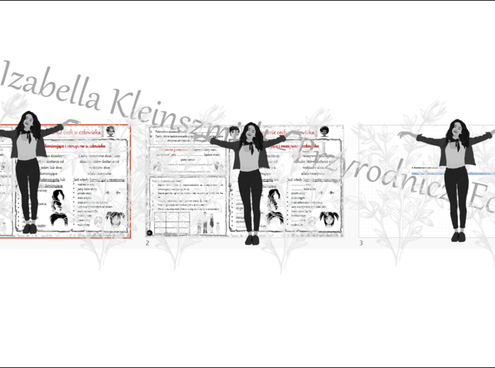 Minizestaw na temat „Dziedziczenie cech u człowieka” – sketchnotka + karta pracy w power point + gratisowy link do prezentacji multimedialnej niekomercyjnej wykonanej w genial.ly do indywidualnego pobrania i użycia do celów niekomercyjnych. Biologia 8, „