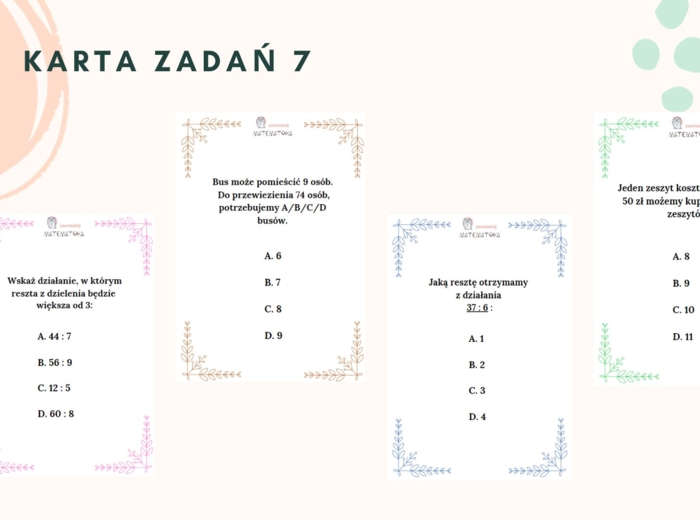 KARTA ZADAŃ 7